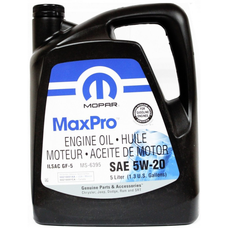 Olej silnikowy 5W20 MOPAR 5 litrów