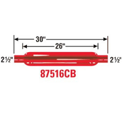Tłumik Cherry Bomb 2,5" Glasspack 87516cb